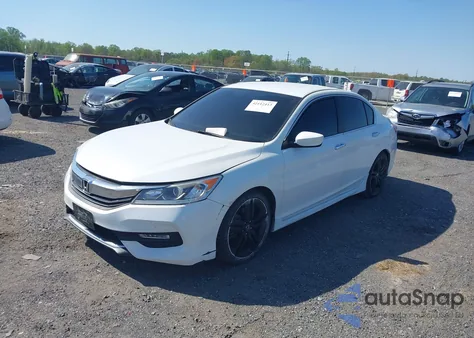 2016 Honda Accord Sport из США, поврежденный, VIN 1HGCR2F5XGA017783